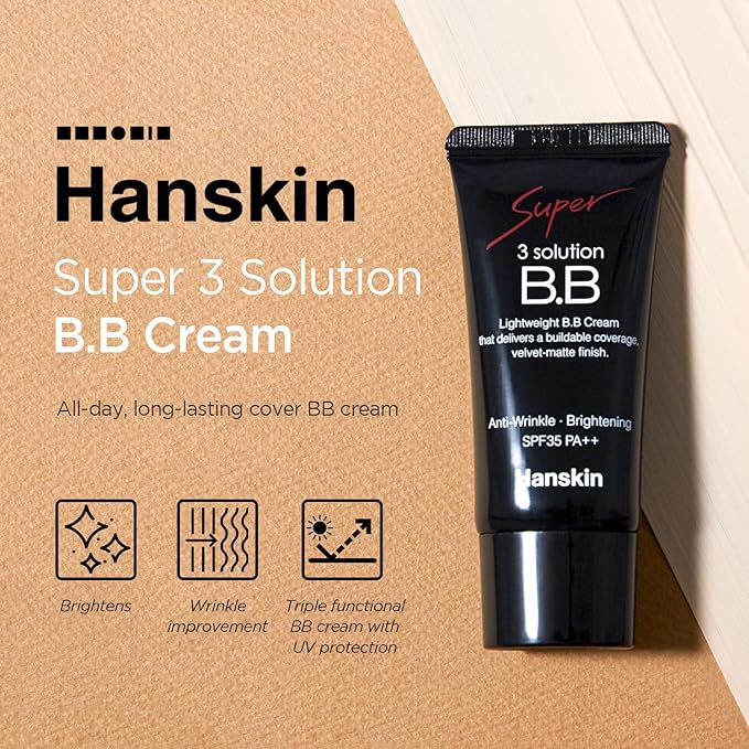 Hanskin Blendable BB Cream with spf 35pa++, Velvet Matte Finish, [30g / 1.05 Oz]-VivaGrace Women