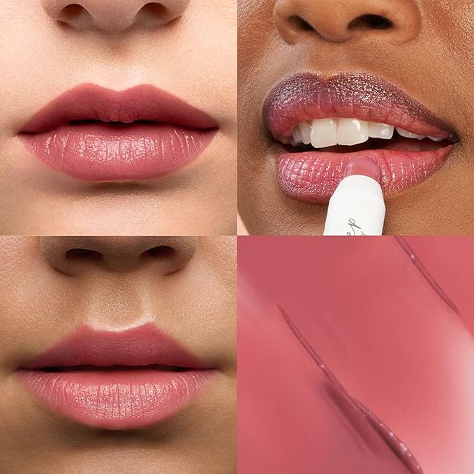 Julep It's Balm: Tinted Lip Balm + Buildable Lip Color Duo - Dusty Orchid Shimmer, Brown Sugar - Natural Gloss Finish - Hydrating Vitamin E Core - Vegan-VivaGrace Women