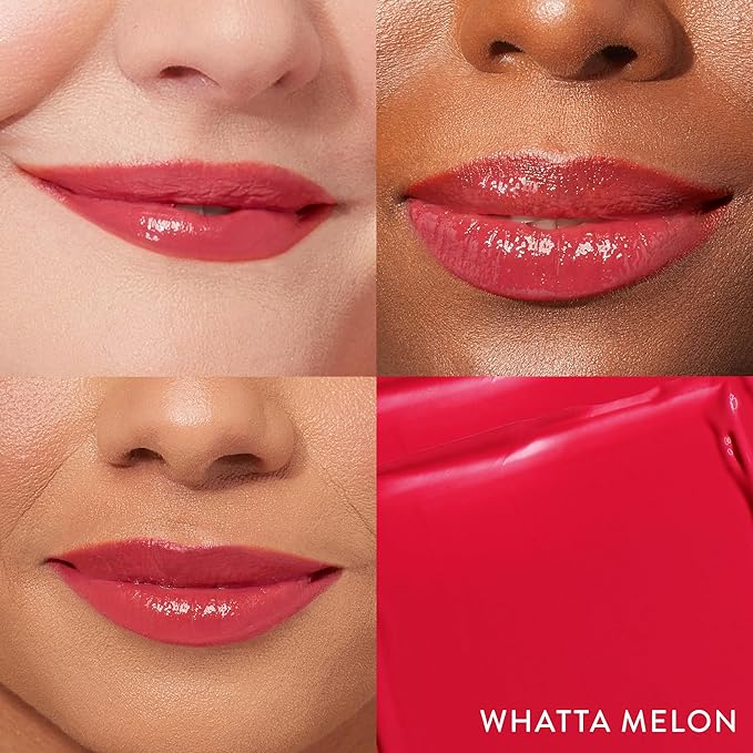 LAURA GELLER NEW YORK Jelly Balm Moisturizing Tinted Lip Color - Whatta Melon Hydrating Vitamin E - Semi-Shine Finish-VivaGrace Women