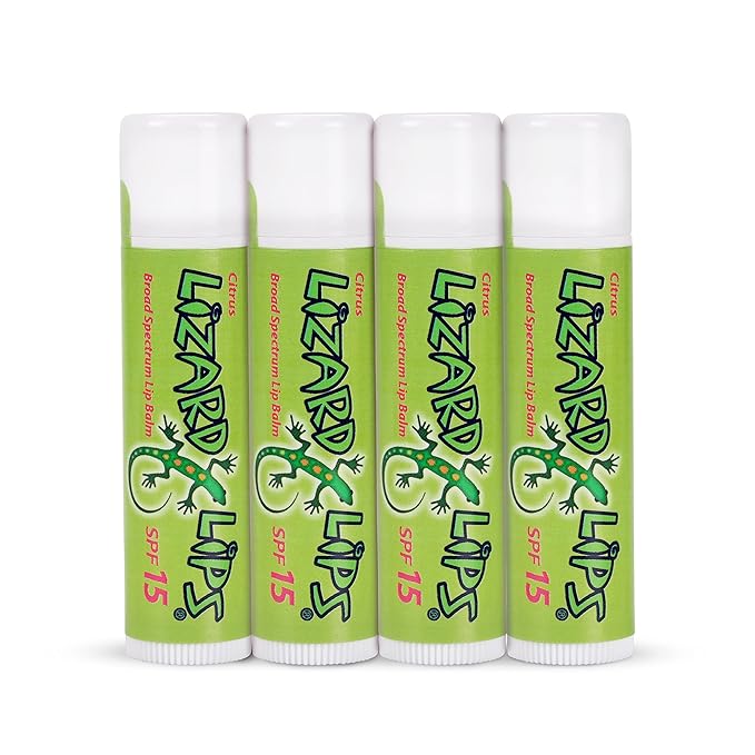 Lizard Lips SPF 15 Lip Balm (Citrus)-VivaGrace Women