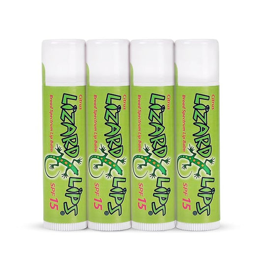 Lizard Lips SPF 15 Lip Balm (Citrus)-VivaGrace Women