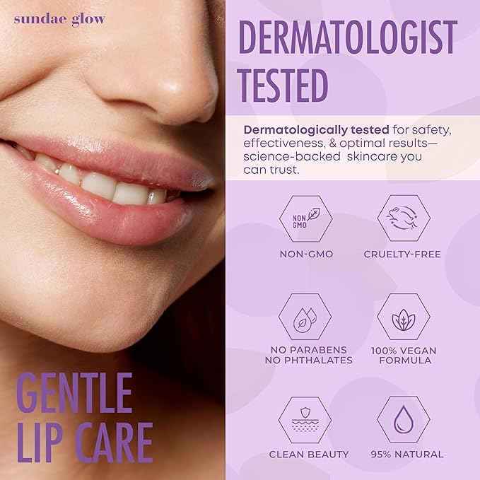 Berries & Fig Lip Mask - Dermatologist Tested, Anti-Aging, Korean Skin Care, Deep Hydration, Overnight Lip Repair - Non- GMO, Vegan, Clean Beauty, 95% Natural, Cruelty-Free - 1 Pack-VivaGrace Women