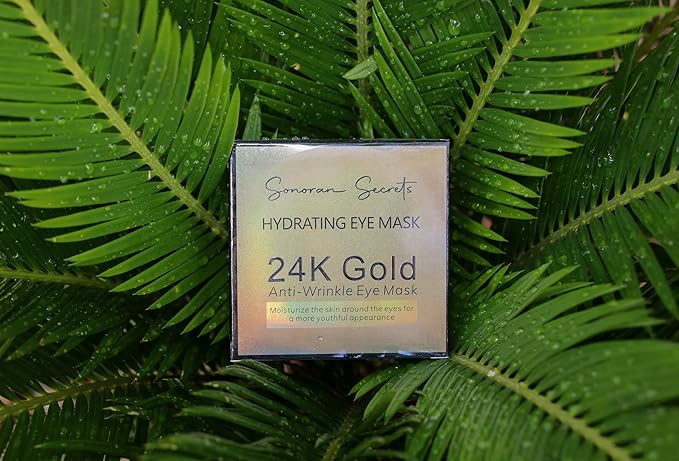 Golden 24K Radiant Under Eye Gel Mask (30 Pairs) Rejuvenating, Hydrating, Moisturizing Therapy for Under Eye Wrinkles, Dark Circles, Puffy Eyes, Refreshing, Revitalizing, Travel-VivaGrace Women