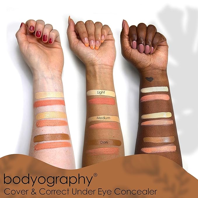 Bodyography Cover & Correct Under Eye Concealer - Dark-VivaGrace Women