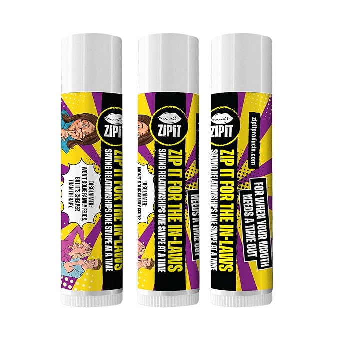 Zip It For In-Laws Lip Balm - Saving Relationships One Swipe At A Time-VivaGrace Women