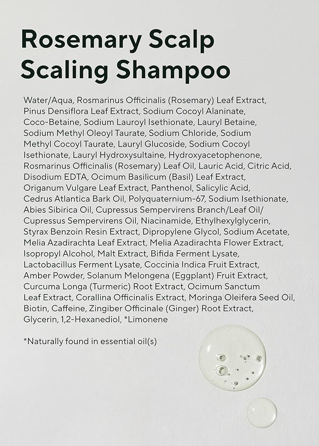 AROMATICA Rosemary Scalp Scaling Shampoo (2 packs) - Korean Hair Care with Thinning Hair Loss Natural Rosemary Essential Oil for Women Hair Growth - Free from Sulfate, Silicone, and Paraben (13.53 oz)-VivaGrace Women