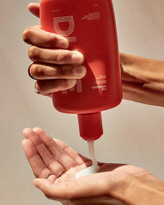 The Lifeguard Aloe Vera Sunburn Gel – After Sun Protection for Sunburn Relief with Minty Cooling – Fast-Absorbing Formula for Sun-Exposed Skin – Vegan, Non-Sticky, Hydrating Formula (5.5 Fl Oz)-VivaGrace Women