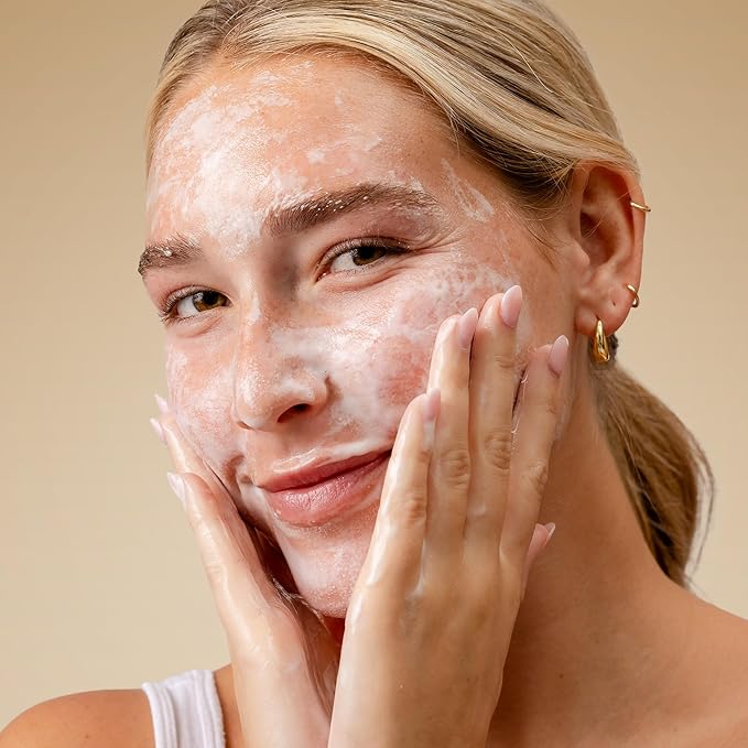 Nakery Face Cleanser for Women - Youth Revealer Facial Wash with Collagen - 10 in 1 Moisturizing Face Wash Exfoliating Cleanser for Dry & Textured Skin - Cleanser Face Wash For Smooth & Plump Skin