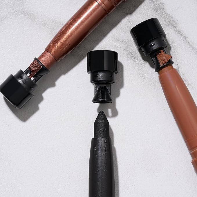 LAURA GELLER NEW YORK Kajal Longwear Kohl Eyeliner Pencil - Royal Quartz - Caffeine and Vitamin E - Smooth & Blendable Liner - Built-In Sharpener-VivaGrace Women