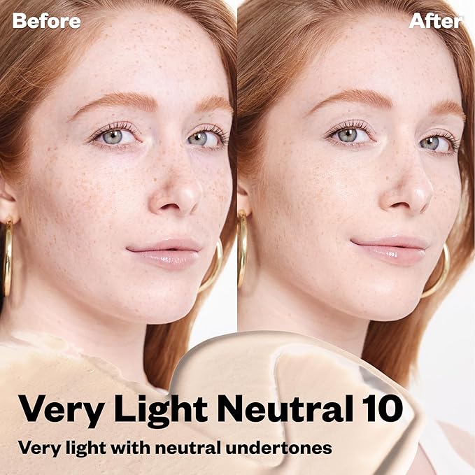 Kosas BB Burst Tinted Face Gel Cream - Supports Healthy Collagen, Smoothes Skin, Hydrates & Moisturizes - Lightweight Buildable Coverage - Very Light Neutral 10, Natural Finish (1 Oz/30 ML)-VivaGrace Women