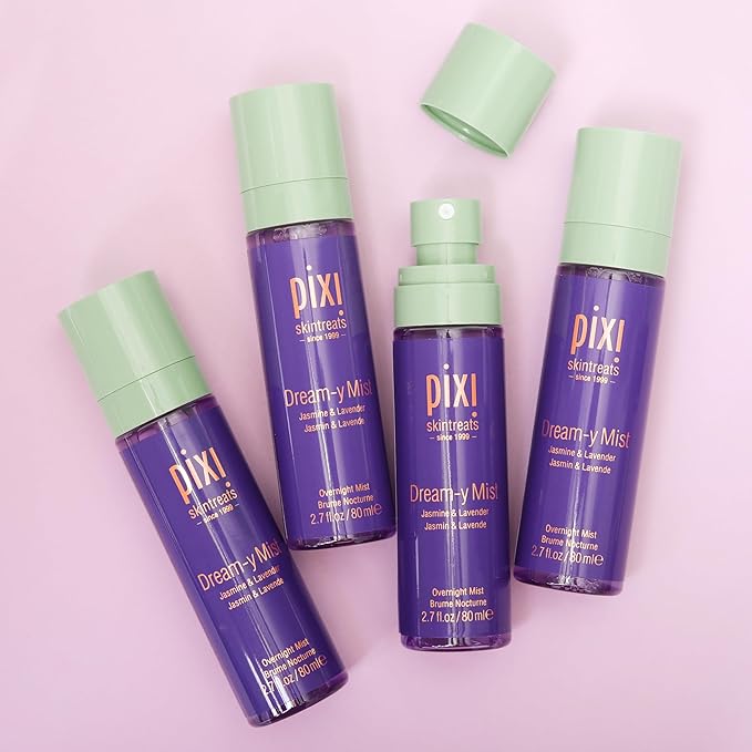 Pixi Beauty Dream-y Mist | Elixir Facial Mist | Help Hydrate & Preserve Skin with Jasmine, Lavender, Chamomile, 80ml-VivaGrace Women