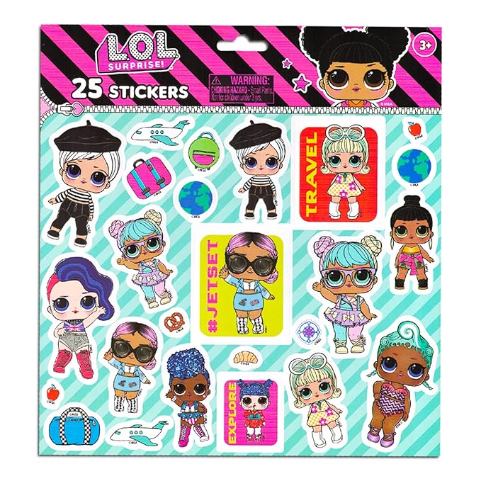 Game Party LOL Surprise Lip Gloss Set - Bundle with 4 LOL Lip Gloss Tubes, a Collectible Cosmetic Case, and More | LOL Doll Lip Gloss-VivaGrace Women