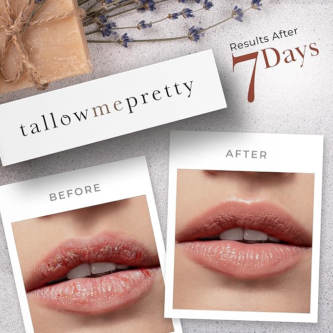 Creamsicle Lip Balm, Luxuriously Soothing & Protective Tallow Lip Balm w/Nutrient-Rich Tallow, Vanilla Bean, Sweet Orange Essential Oil & More, Non-Toxic Lip Care, USA Made, .15 Oz.-VivaGrace Women