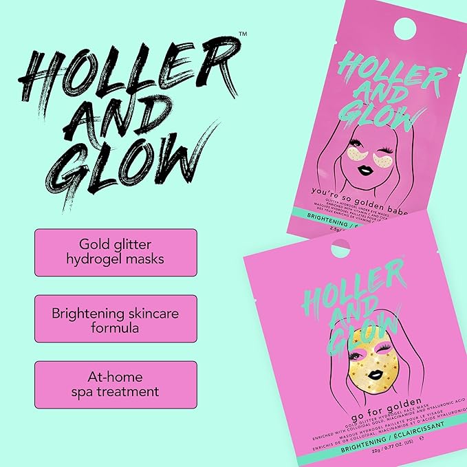 Holler and Glow Total Gold Getter 6-Piece Masking Set (Worth Value $20.94)-VivaGrace Women