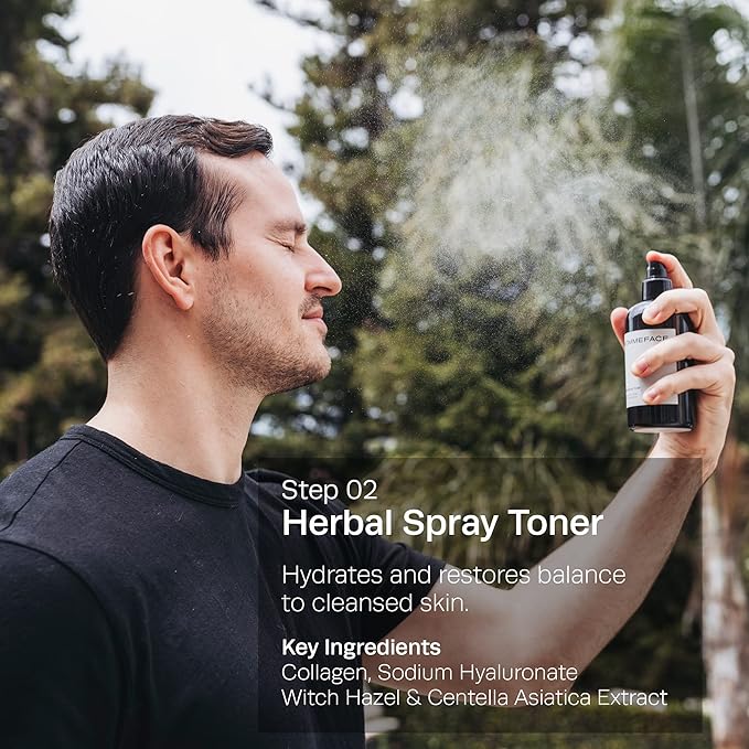 HommeFace Daily Trio Skin Care Set for Men, 3-Step Routine-VivaGrace Women