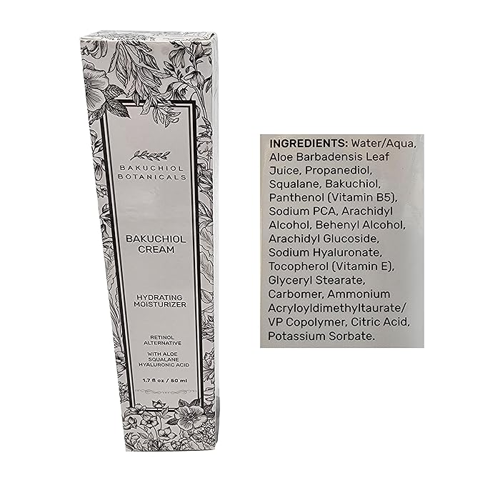 Bakuchol Botanicals Gift Set with Travel Case, Includes Face Serum, Toner & Cleanser All-in-One, Eye Cream, Moisturizer-VivaGrace Women