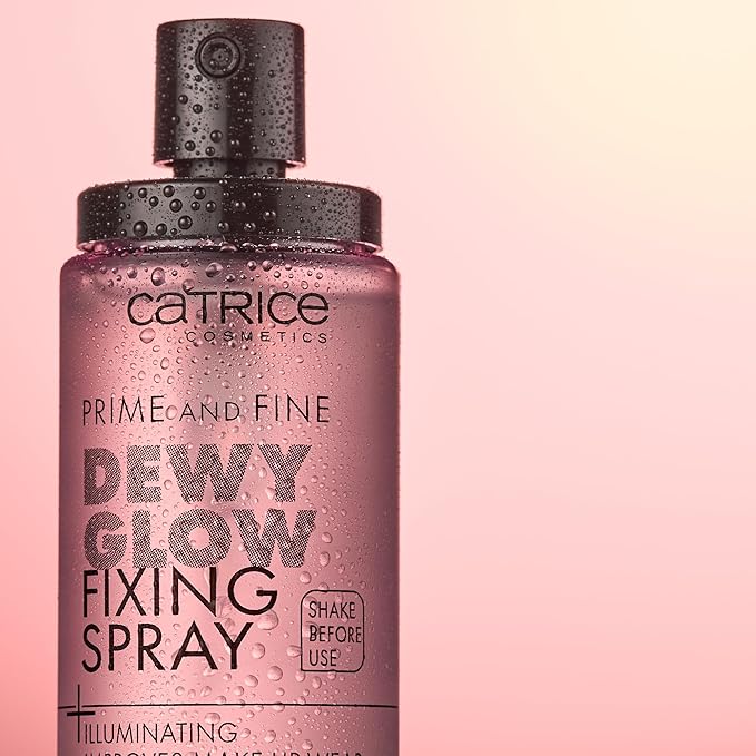 Catrice | Prime & Fine Illuminating Dewy Glow Spray | Transparent and Fast Drying Fixing Spray| Paraben Free & Vegan | Cruelty Free (Pack of 1)-VivaGrace Women
