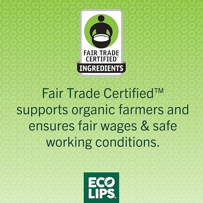 Eco Lips Mongo Kiss Organic Lip Balm 4 Pack - 100 Percent USDA Organic - Soothe, Moisturize Dry, Cracked and Chapped Lips - Made in USA (Peppermint & Vanilla Honey)-VivaGrace Women