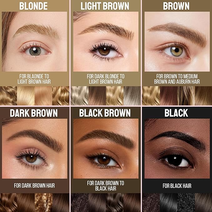 iMethod Curved Eyebrow Pen and Brow Gel Clear - Eyebrow Pencils for Women with Natural Hair Like Strokes, Eyebrow Makeup for All-Day Defined, Waterproof, Smudge-proof, Blonde