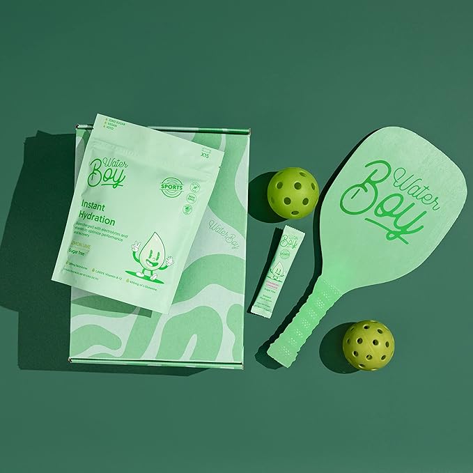 Waterboy Workout Hydration | 2,960mg Sugar Free Electrolyte Powder Packets | L-Glutamine + Vitamins | No Sugar, All Natural, Gluten Free | 15 Drink Stick Mixes (Strawberry Lemonade)-VivaGrace Women