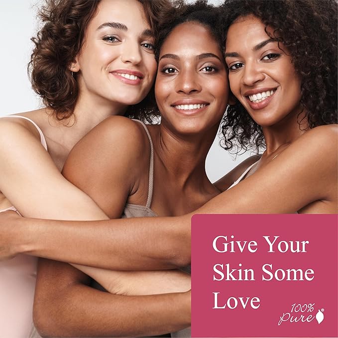 100% PURE Luminous Face Primer Illuminating Makeup Base & Moisturizer with Anti-Aging Antioxidants - Glowy Long-Lasting & Pore Diminishing Cosmetics Prep, Flawless Soothing Hydration - 1 oz-VivaGrace Women