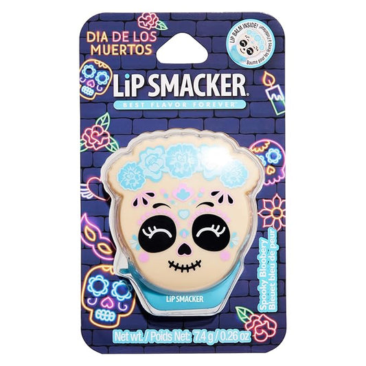 Lip Smacker Day of the Dead Lip Balm - Spooky Blooberry (Blue)-VivaGrace Women