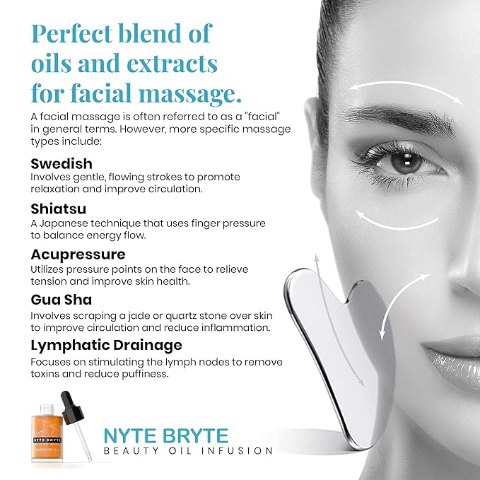 Skinsations - Retinol Face Oil Infusion - NYTE BRYTE - Anti-Aging, Collagen Boosting, Antioxidant Protection, Skin Care - Retinol, Plum Kernel Oil, Sea Buckthorn, Wheat Germ Oil, Vitamin A, Vitamin E-VivaGrace Women