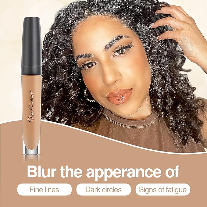 Frankie Rose Cosmetics Our Lil’ Secret Concealer – Sweat-Proof & Matte Under Eye Concealer, Long Lasting Concealer Full Coverage For Fine Lines, Dark Circles & Hide Imperfections - Chai-VivaGrace Women