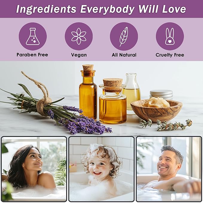 Bath Spa Gift Sets - Luxury Basket With Honey & Lavender - Spa Kit Includes Wash, Bubble Bath, Lotion, Bath Salts, Body Scrub, Body Spray, Shower Puff, Bathbombs, Soap and Towel-VivaGrace Women