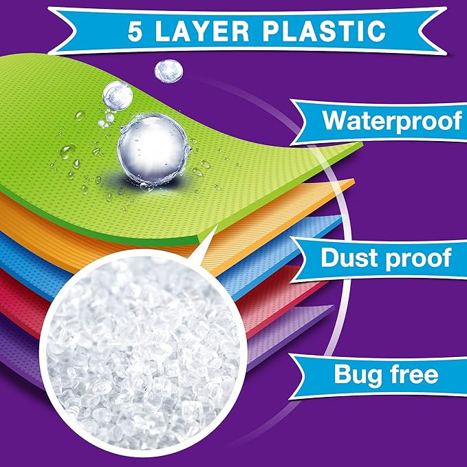 XXL Jumbo 47''X35'' Vacuum Storage Space Saver Bags Extra Large for Blanket, Bedding, Comforters and Huge Stuffed Toy (6 Pack)-VivaGrace Women