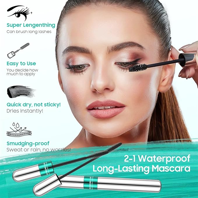 Makeup Sets for Women Girls Makeup Bag Eyeshadow Palette Air Cushion Eyebrow Pencil Mascara Lipstick, Create Sophisticated Makeup for Your Wife & Girlfriend-VivaGrace Women