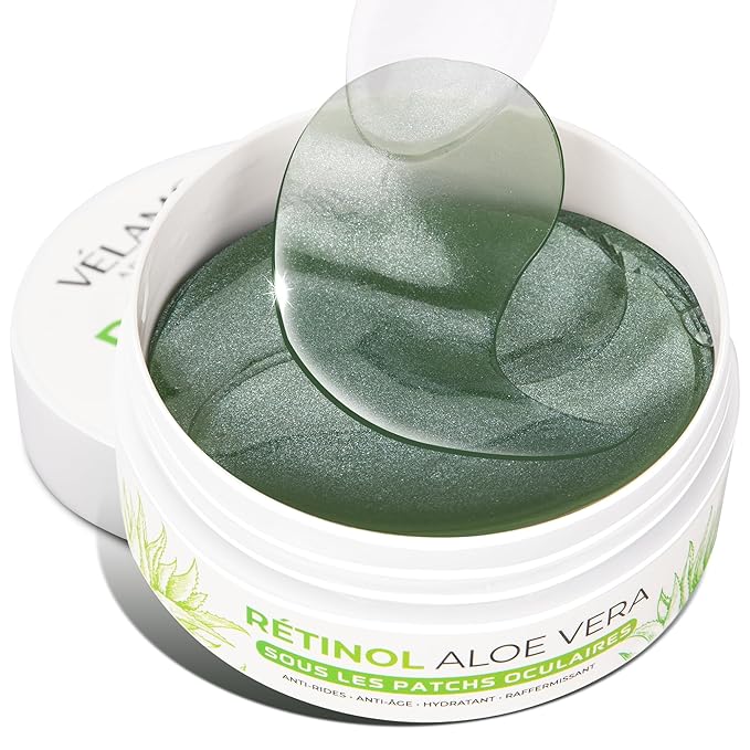 VELAMO ADVANCED Under Eye Patches: Aloe Vera Under Eye Mask for Dark Circles - Retinol Eye Patches for Wrinkles and Puffiness - Under Eye Bags Dark Circles Treatment for Women and Men 60 Pcs-VivaGrace Women