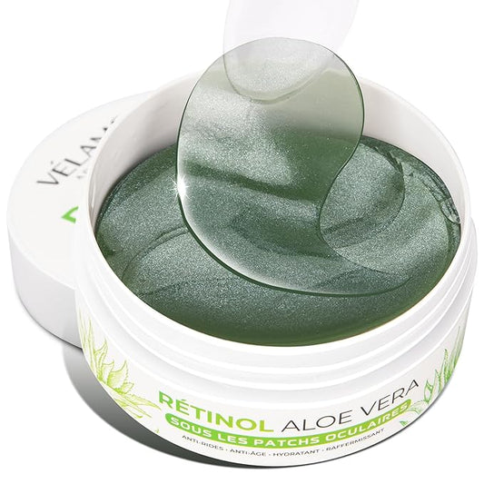VELAMO ADVANCED Under Eye Patches: Aloe Vera Under Eye Mask for Dark Circles - Retinol Eye Patches for Wrinkles and Puffiness - Under Eye Bags Dark Circles Treatment for Women and Men 60 Pcs-VivaGrace Women