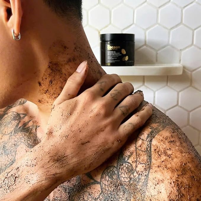 Cocoon Dak Lak Coffee Body Polish with Refill Bag. 100% Vegan Exfoliating Scrub for Smooth & Glowing Skins | Reduce Stretch Marks, Acne & Cellulite | Gift for Coffee Lovers (27 fl oz)-VivaGrace Women