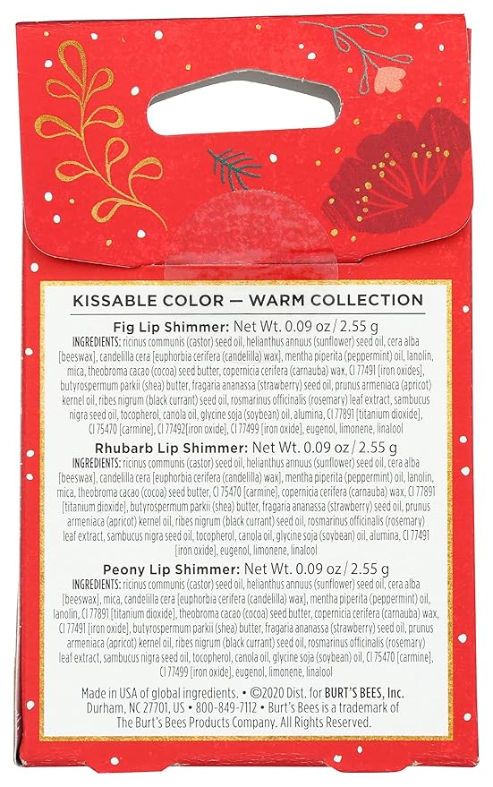 Burts Bees Warm Kissable Color Gift Set, 1 EA-VivaGrace Women