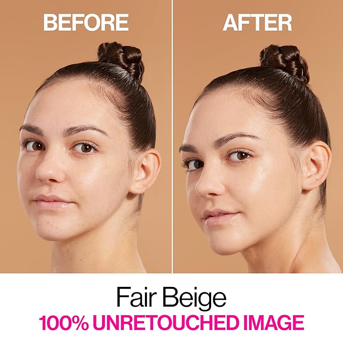 wet n wild Bare Focus Skin Tint, 5% Niacinamide Enriched, Buildable Sheer Lightweight Coverage, Natural Radiant Finish, Hyaluronic & Vitamin Hydration Boost, Cruelty-Free & Vegan - Fair Beige-VivaGrace Women