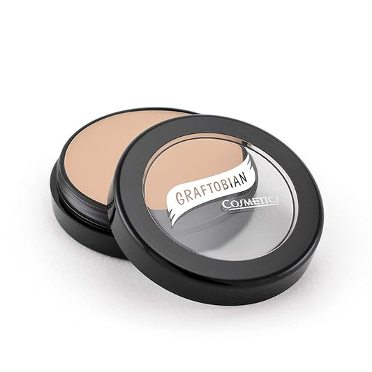 Graftobian HD Glamour Crème Foundation 1/2oz, Weightless Full Coverage Makeup, 65 Inclusive Shades, For All Skin Types, Natural or Full-Glam Looks, For Professionals and Beginners, Leading Lady-VivaGrace Women