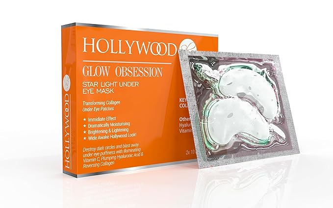 Anti-age under eye masks - With Hyaluronic Acid, Collagen & Vitamin C. Natural gel eye masks, under eye gel patches for dark circles & puffy eyes. Anti wrinkle skincare, hydrating & soothing. 20 pairs-VivaGrace Women