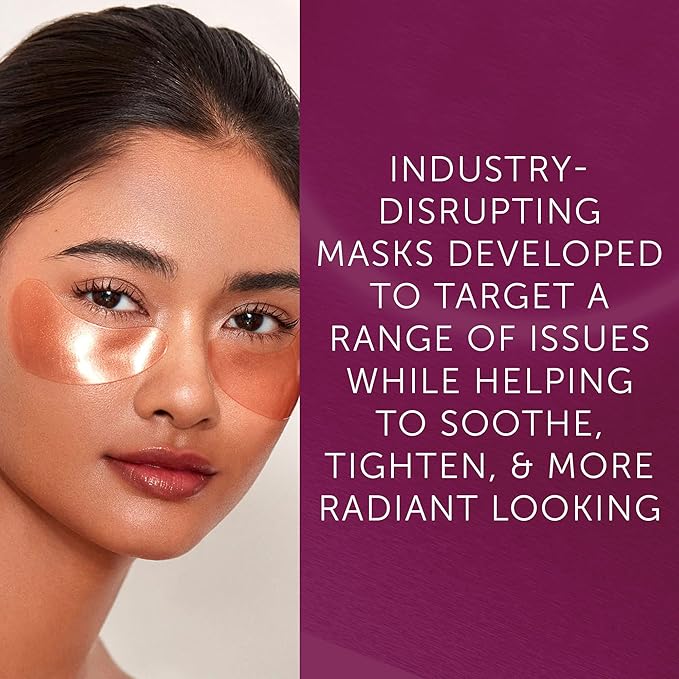 111SKIN Rose Gold Illuminating Eye Mask, Brightening & Hydrating Under Eye Patches for Dull, Dry Skin with Rose Extract, Colloidal Gold & Vitamin C, Improves the Appearance of Dark Circles, 8 Pairs-VivaGrace Women