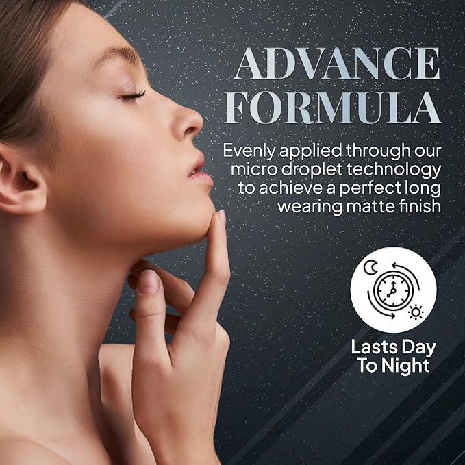 ERA Face spray makeup (R6 Ginger, 2.25 oz) - airbrush foundation, everyday, buildable, professional spray on cosmetics by Era Beauty-VivaGrace Women