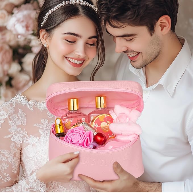 Mothers Day Gifts for Mom -20-Piece Luxury Bath & Body Gift Bath Gift Set for Women, Self Care Kit with Necklace, Diffuser & More | Perfect for Christmas, Birthday, Anniversary, Holiday Gift for Her-VivaGrace Women