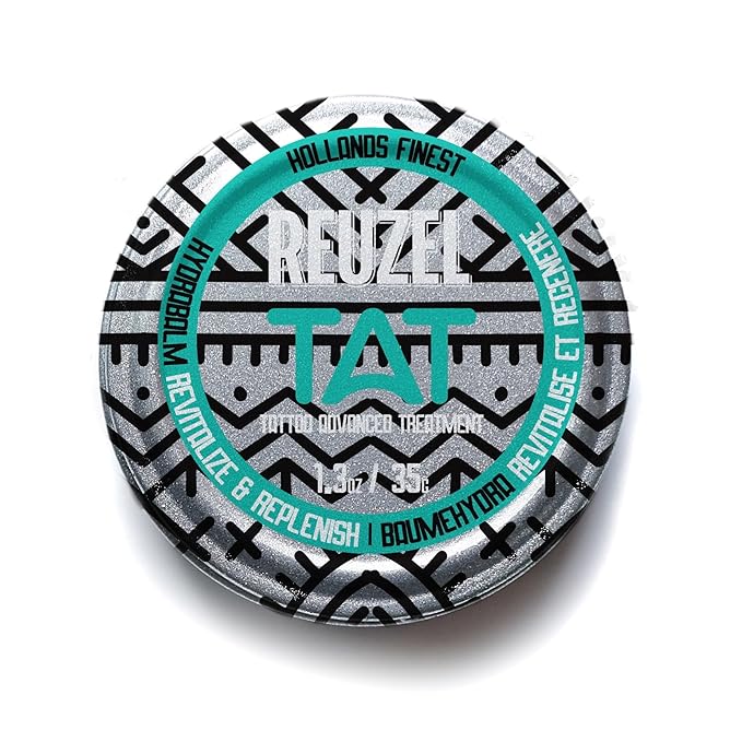 REUZEL BRIGHT Tattoo Care Gift Set, BUFF Exfoliator and Hydrabalm, Revives Colors, Vegan Formula-VivaGrace Women