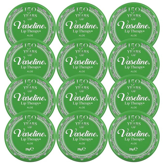 12 x Vaseline Lip Therapy Aloe Vera 20g-VivaGrace Women