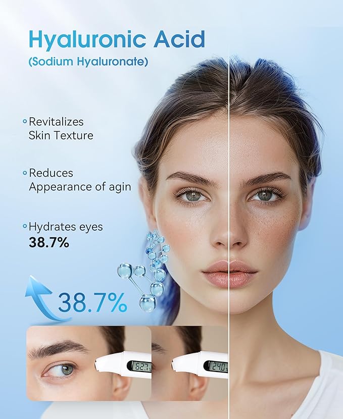 LC-dolida 14 Packs Steam Eye Mask, Hyaluronic Acid Formula Auto Heated Eye Mask for Dry Eyes SPA Warm Sleep Eye Mask Cornea Care Rest Self Heating Eye Mask Business Trip Party Favors Supplements-VivaGrace Women