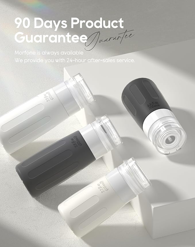 Morfone 16 Pack Silicone Travel Bottles Set for Toiletries TSA Approved Travel Containers Leakproof Squeezable Refillable Accessories 2oz 3oz Travel Essentials for Shampoo Lotion Liquids (BPA Free)-VivaGrace Women