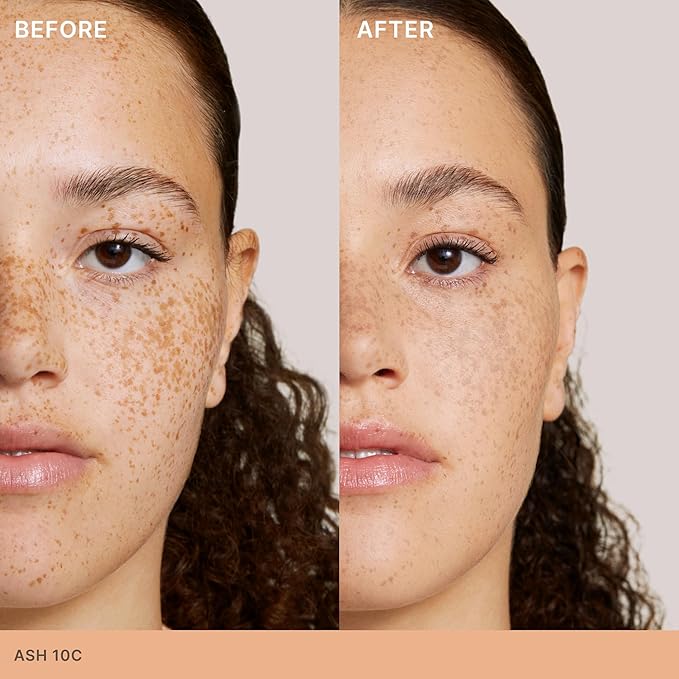 ILIA - Skin Rewind Complexion Stick - Foundation + Concealer + Skincare | Non-Toxic, Vegan, Cruelty-Free, Clean Makeup (10C - Ash, 0.35 oz | 10 g)-VivaGrace Women