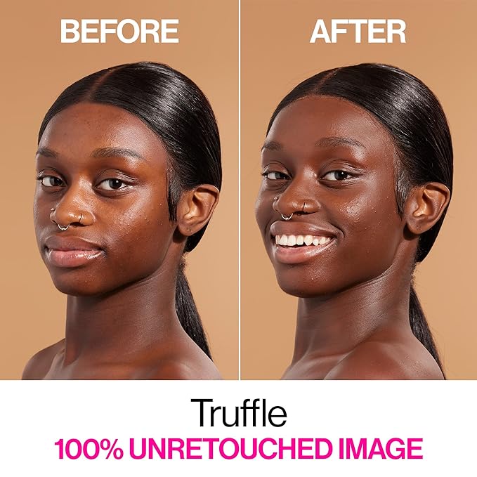 wet n wild Bare Focus Skin Tint, 5% Niacinamide Enriched,Buildable Sheer Lightweight Coverage, Natural Radiant Finish, Hyaluronic & Vitamin Hydration Boost, Cruelty-Free & Vegan - Truffle-VivaGrace Women