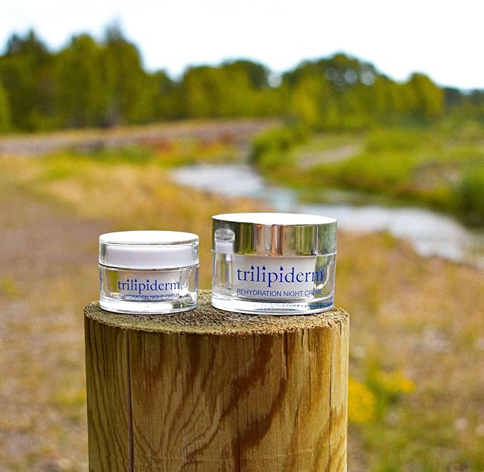 Trilipiderm Rehydration Night Crème .5oz Travel Size Night Rejuvenation with Anti-Aging Hyaluronic Acid and Retinol-VivaGrace Women