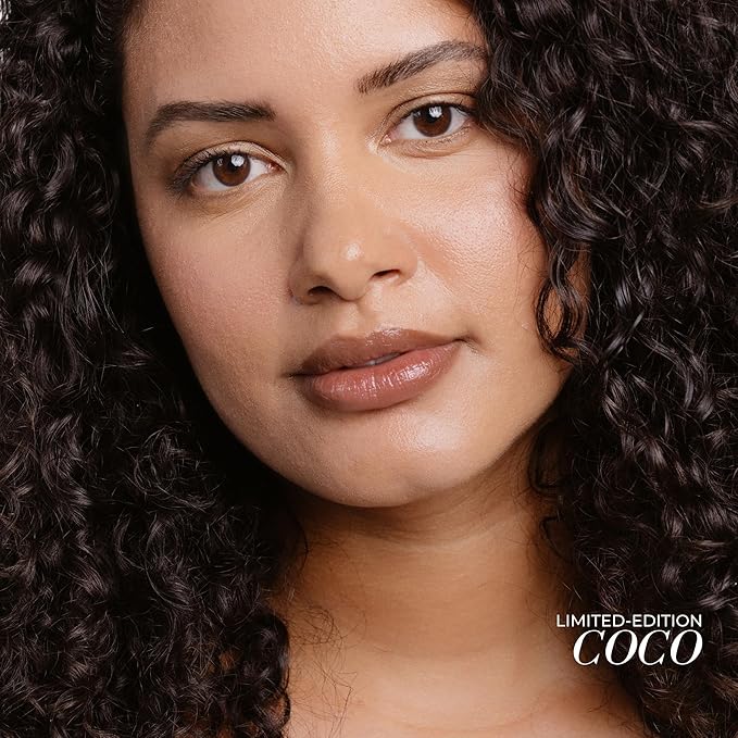 FITGLOW Beauty Lip Colour Serum | Hydrating Lip Gloss | Plumping Anti-Aging Lip Treatment | Natural Shine with Pomegranate Sterols & Collagen | Buildable Color for Dry Chapped Lips | Coco - 10g-VivaGrace Women