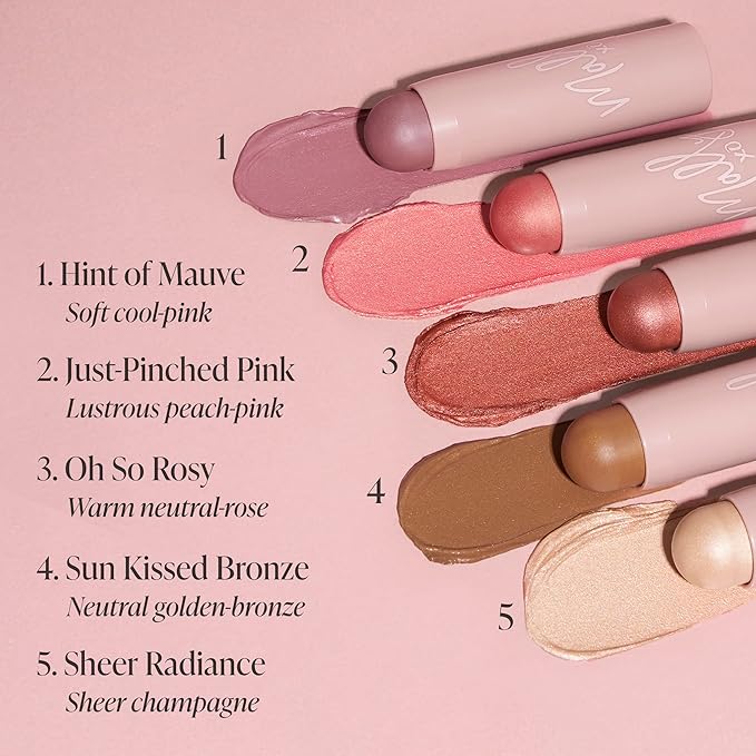 Mally Beauty Shimmer, Shape & Glow Plus Face Defining Stick, Hint Of Mauve-VivaGrace Women
